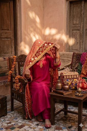 Surkh Chunri — Gota Kinari Dupatta